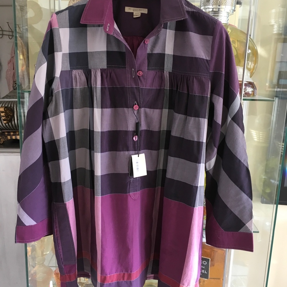 Authentic Burberry  tonic   blouse